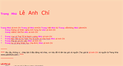 Desktop Screenshot of leanhchi.com